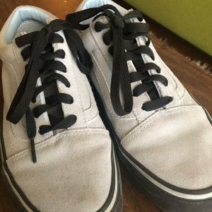 Light Blue Old School Vans